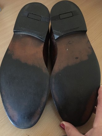 Продам б/у мужские туфли (мокасины, ботинки) броги Оксфорды limerick.

Цвет - . . фото 8