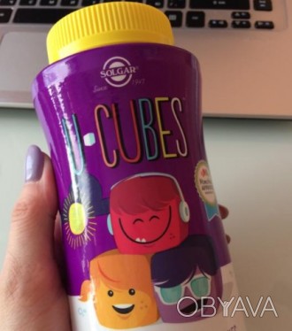 Solgar U-Cubes Children's Multi-Vitamin & Mineral – эффективная витаминно-минера. . фото 1