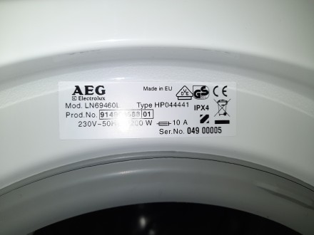 Почти новая стиральная машина , привезенная из Германии , проверенная , гарантия. . фото 6
