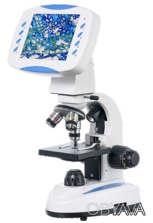 Цифровой микроскоп Levenhuk D80L LCD – это биологический микроскоп для наблюдени. . фото 1