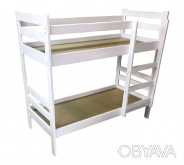 Кровать двухъярусная натуральное дерево Ольха 1400*600,1900*800(700)