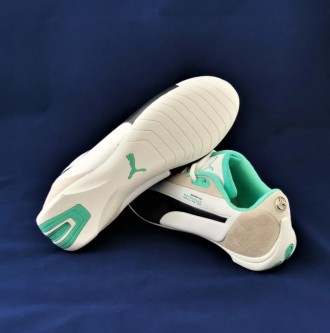  Мужские кожаные кроссовки Puma Mersedes Amg Petronas радуют взгляд качеством из. . фото 5