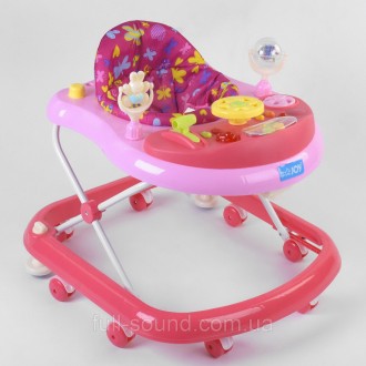Детские ходунки с музыкальной игровой панелью предназначены для малышей 6-18 мес. . фото 2