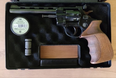 Продам револьвер флобера Weihrauch HW4 6 з дерев'яною, ергономічною ручкою.. . фото 2