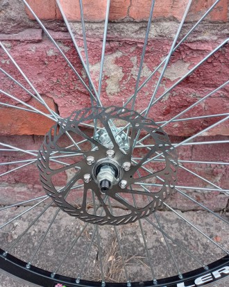 Вело колёса на усиленной спице 3мм под диск 24.26.28 дюймов  
Обод - Двойной ал. . фото 3