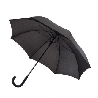 Зонт-трость полуавтомат, с карбоновым держателем и прорезиненой изогнутой ручкой. . фото 2