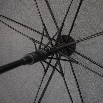 Зонт-трость полуавтомат, с карбоновым держателем и прорезиненой изогнутой ручкой. . фото 5