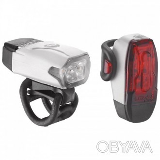 
Комплект Lezyne LED KTV Drive Pair — лёгкий и практичный набор из передне. . фото 1