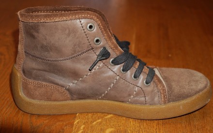 Ботинки демисезонные фирмы, -Kickers- 35 размер кожаные с замшевыми носками. в х. . фото 4