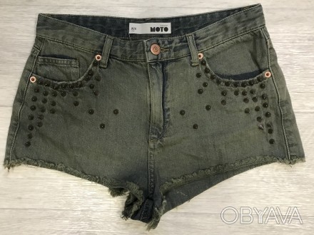 Короткие джинсовые шорты 
Фирма: Moto topshop. . фото 1