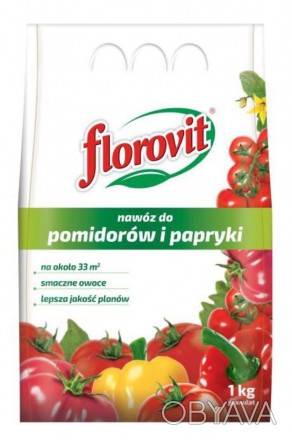 Добриво для томатів та перцю Florovit

Гранульоване мінеральне добриво, застос. . фото 1
