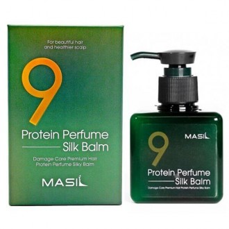 Протеиновый несмываемый бальзам Masil 9 Protein Perfume Silk Balm — это пр. . фото 5