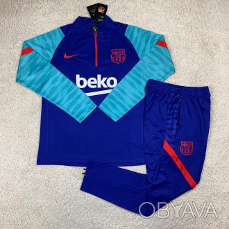 Тренировочный костюм Барселона/Barcelona ( Испания, Примера ), сине-голубой, сез. . фото 1
