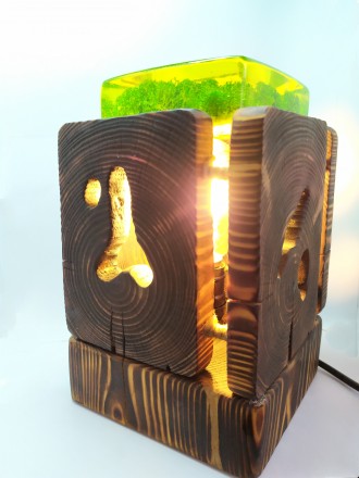 Настольная лампа Forest - эксклюзивный арт светильник ручной работы из обожженно. . фото 8