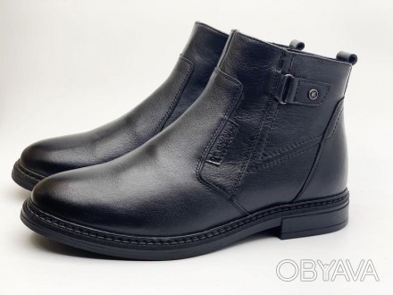 Фабричные мужские классические ботинки сделанные из натуральной кожи.
Внутренняя. . фото 1