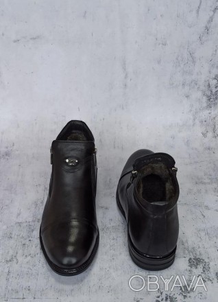 Классические кожаные ботинки от ТМ Vivaro.
Пара полностью выполнена из натуральн. . фото 1