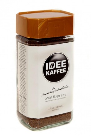 Idee Kaffee кофе растворимый Gold Express 200 грамм в стеклянной банке. Запоріжжя. фото 1 Idee Kaffee кофе растворимый Gold Express 200 грамм в стеклянной банке. Запоріжжя. фото 1
