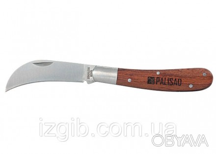 Нож садовый Palisad 170 мм, складной, изогнутое лезвие
Карманный складной нож. П. . фото 1