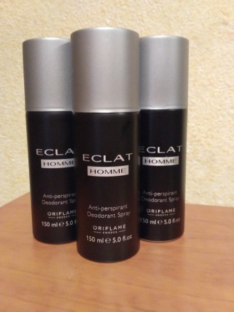 Спрей- дезодорант Eclat Homme Oriflame. Харьков. фото 1 Спрей- дезодорант Eclat Homme Oriflame. Харьков. фото 1