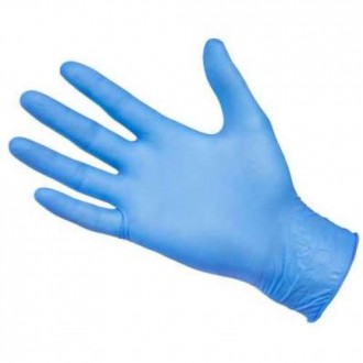 Нітрилові  рукавички без пудри, одноразовий медичний виріб, мають текстуровану п. . фото 8