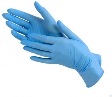 Нітрилові  рукавички без пудри, одноразовий медичний виріб, мають текстуровану п. . фото 9