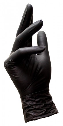 Нітрилові  рукавички без пудри, одноразовий медичний виріб, мають текстуровану п. . фото 2