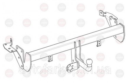 Фаркоп для автомобиля 
Mitsubishi Outlander Sport (2012-20119) VasTol
Съемный ша. . фото 2