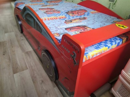 Кровать-машина Ferrari, делалась под заказ из качественных материалов 18 ДСП Egg. . фото 4