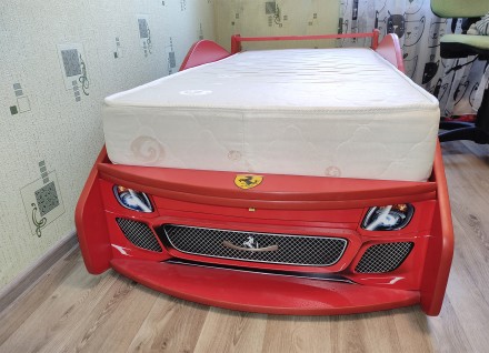 Кровать-машина Ferrari, делалась под заказ из качественных материалов 18 ДСП Egg. . фото 3