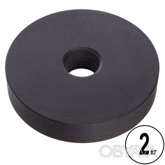 Диск 2 кг для гантели (сталь окрашенная, черный) - 26 мм
Стоимость указана за 1 . . фото 1
