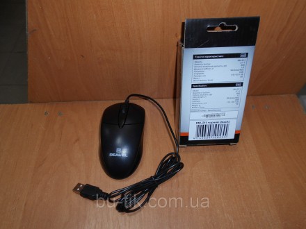 новая
проводная мышка для компьютера или ноутбука
Real-EL RM-211
подключение USB. . фото 3