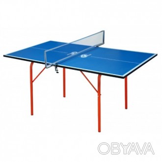 Теннисный стол для закрытых помещений. Предназначен для детей дошкольного возрас. . фото 1