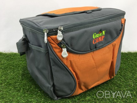 Сумка-холодильник Green Camp оранжевая – удобный аксессуар, который можно исполь. . фото 1