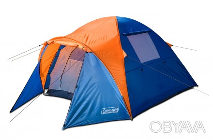 Легкая классическая двухслойная палатка с тамбуром. Идеально подходит для турист. . фото 1