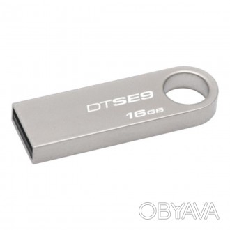 USB-накопитель Kingston DataTraveler SE9 имеет стильный металлический корпус с б. . фото 1