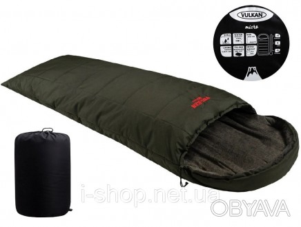 Спальный мешок Vulkan Micro меланж- это идеальный вариант для комфортного и прия. . фото 1
