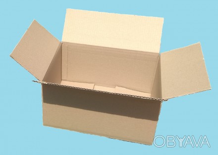 Картонная коробка 400х300х150 мм 
Гофрокороб производится из трехслойного высок. . фото 1