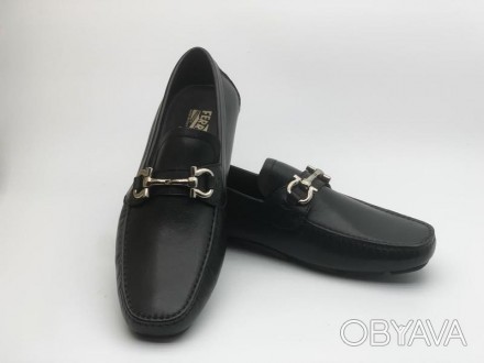 Мужские мокасины Salvatore Ferragamo премиум класса изготовлена из итальянской к. . фото 1