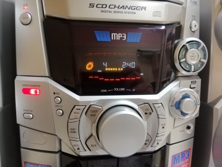 Музыкальный центр Panasonic.
CD Stereo System. SA-AK410 в отличном состоянии. С. . фото 8