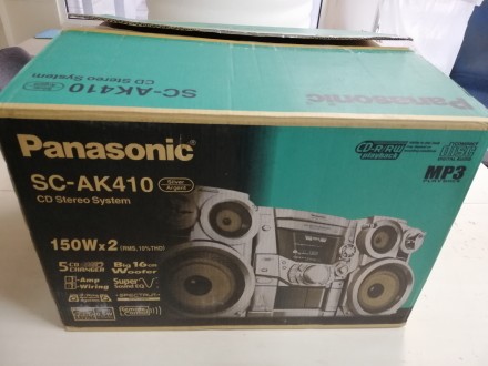 Музыкальный центр Panasonic.
CD Stereo System. SA-AK410 в отличном состоянии. С. . фото 9
