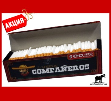 Сигаретные гильзы Companeros 500 | Гільзи/Набивачки ! От "ТАБАК ОПТ"!. Одесса. фото 1 Сигаретные гильзы Companeros 500 | Гільзи/Набивачки ! От "ТАБАК ОПТ"!. Одесса. фото 1