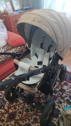 Хорошая универсальная польская коляска, после одного ребенка, коляска и тормоз в. . фото 4