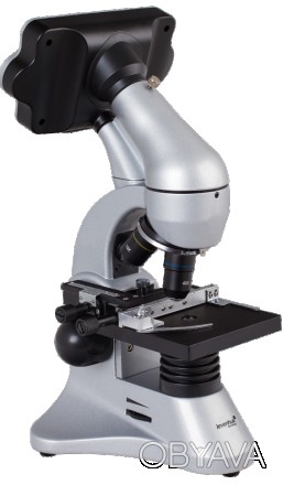 Биологический микроскоп с цветным ЖК-дисплеем. Увеличение: 40–1600 крат Цифровой. . фото 1