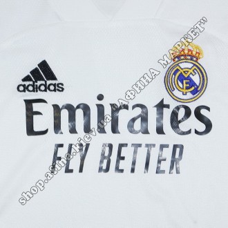 Детская футбольная форма Реал Мадрид 2020-2021 домашняя Adidas. Купить футбольну. . фото 4