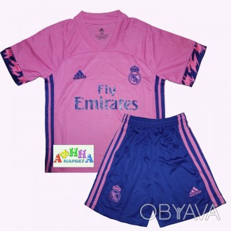 Детская футбольная форма Реал Мадрид 2020-2021 Away Adidas. Купить футбольную фо. . фото 1