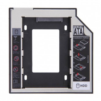 Адаптер на второй жесткий диск 2.5 SATA-SATA, 12.7. Бровары. фото 1 Адаптер на второй жесткий диск 2.5 SATA-SATA, 12.7. Бровары. фото 1