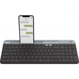 Клавиатура Logitech K580 Slim Multi-Device Wireless Graphite (920-009275). Бровары. фото 1 Клавиатура Logitech K580 Slim Multi-Device Wireless Graphite (920-009275). Бровары. фото 1