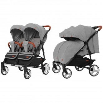 Прогулянкова коляска CARRELLO Connect CRL-5502 Ink Gray для двійні /1/ MOQ. Одесса. фото 1 Прогулянкова коляска CARRELLO Connect CRL-5502 Ink Gray для двійні /1/ MOQ. Одесса. фото 1