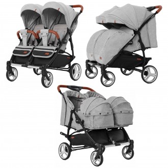 Коляска універсальна CARRELLO Connect CRL-5502/1 Rock Gray для двійні,люлька-пер. Одесса. фото 1 Коляска універсальна CARRELLO Connect CRL-5502/1 Rock Gray для двійні,люлька-пер. Одесса. фото 1