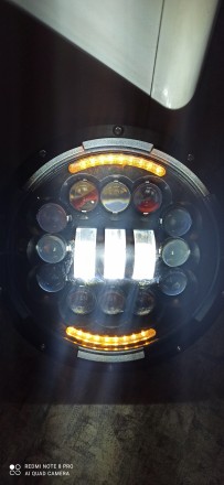 LED фары с дхо и поворотниками. Устанавливаются в штатные места автомобилей на м. . фото 5
